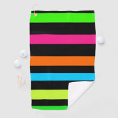 Serviette De Golf Bandes néon (En situation)