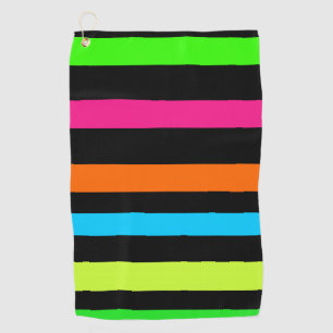 Serviette De Golf Bandes néon