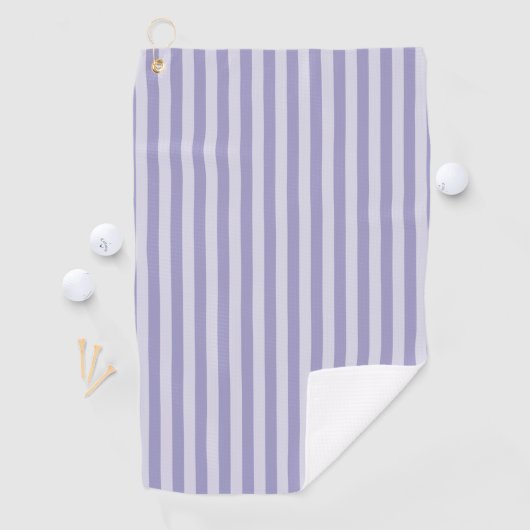 Serviette De Golf Bandes pourpres (En situation)