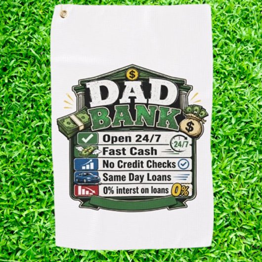 Serviette De Golf Banque papa