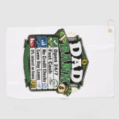Serviette De Golf Banque papa (Horizontal)