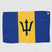Serviette De Golf Barbados Drapeau & golf Barbade /sports Bridgetown (Horizontal)