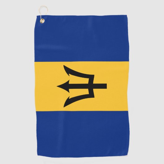 Serviette De Golf Barbados Drapeau & golf Barbade /sports Bridgetown (Devant)