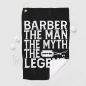 Serviette De Golf Barbier The Man 2024 (En situation)