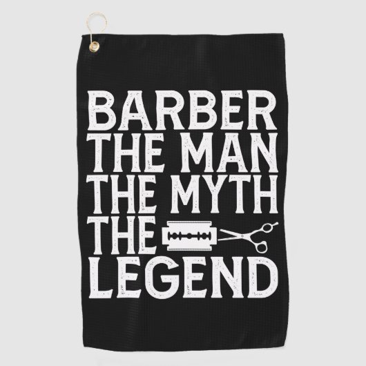 Serviette De Golf Barbier The Man 2024 (Devant)