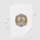 Serviette De Golf Barman Mocktail-Safe Cat Barman Mocktail-Saf (En situation)