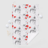 Serviette de golf Baroque Horse (En situation)