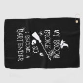 Serviette De Golf Bartender Halloween (Horizontal)