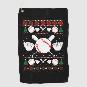 Serviette De Golf Base-ball Ugly Christmas Sweater