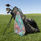 Serviette De Golf Base de pierre recouverte de mortier rustique et d (Vert)