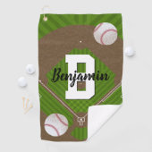 Serviette De Golf Baseball (En situation)