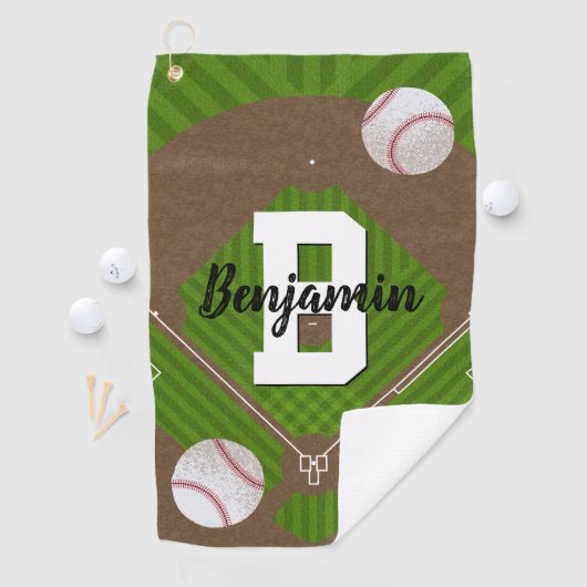 Serviette De Golf Baseball (En situation)
