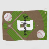 Serviette De Golf Baseball (Horizontal)