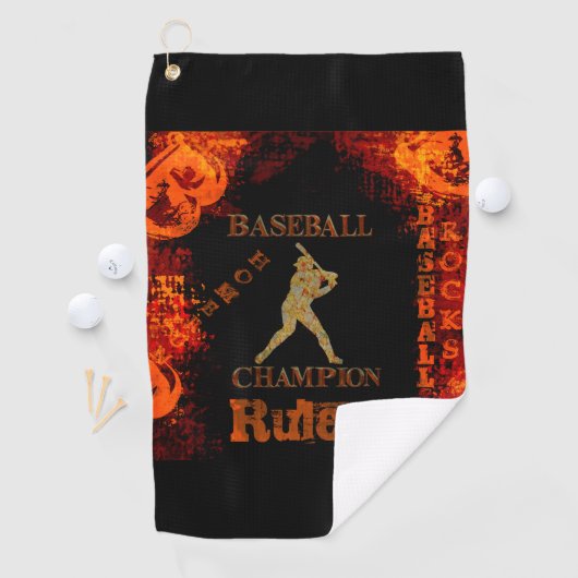 Serviette De Golf Baseball (En situation)