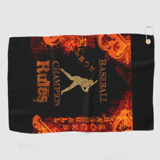 Serviette De Golf Baseball (Horizontal)