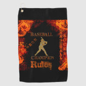 Serviette De Golf Baseball (Devant)