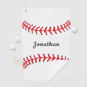 Serviette De Golf Baseball Stitching Design Golf Towel (En situation)