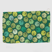Serviette De Golf Basketball Pattern (Horizontal)