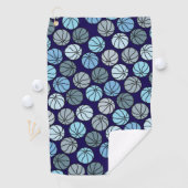 Serviette De Golf Basketball Pattern (En situation)