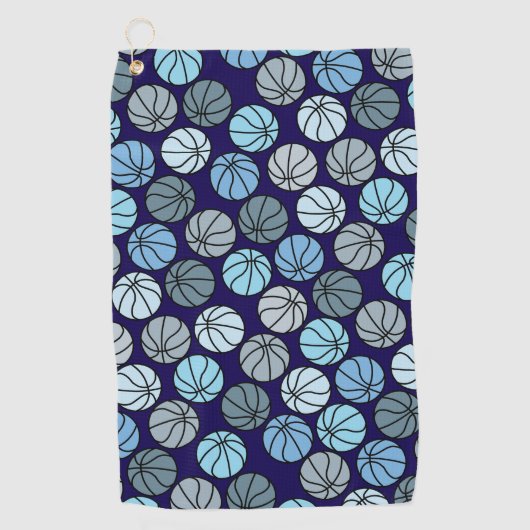 Serviette De Golf Basketball Pattern (Devant)
