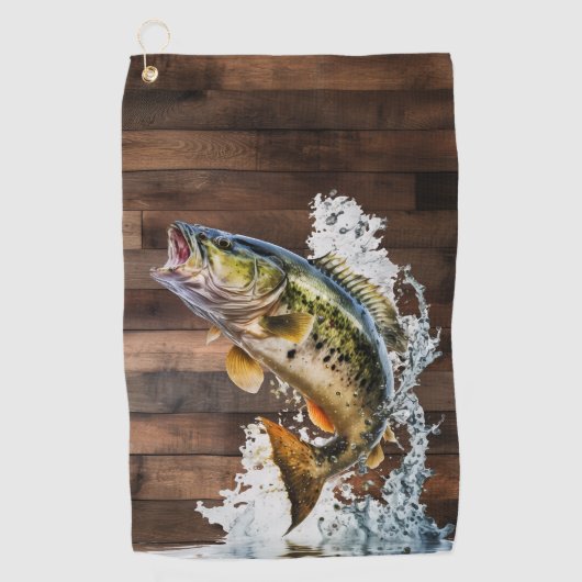 Serviette De Golf Basse de sonnerie partie pêche (Devant)