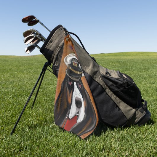 SERVIETTE DE GOLF BASSET HOOK (Vert)