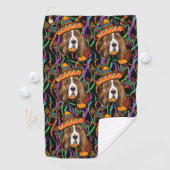 Serviette De Golf Basset hound (En situation)