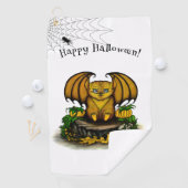 Serviette De Golf Bat d'Halloween mignonne (En situation)
