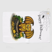 Serviette De Golf Bat d'Halloween mignonne (Horizontal)