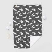 Serviette De Golf Bat Silhouettes Motif Golf Serviette (En situation)