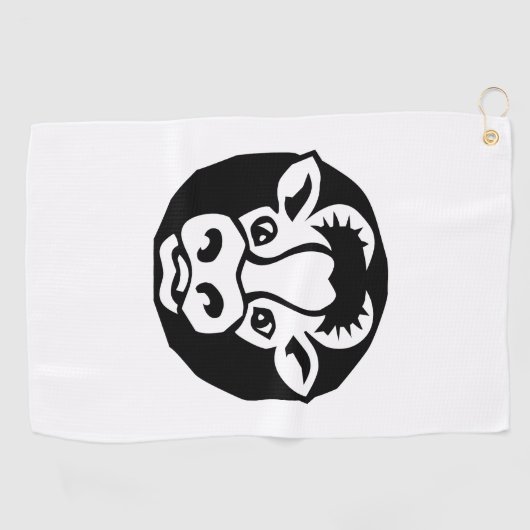 Serviette De Golf Bataille (Horizontal)