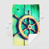 Serviette De Golf Bateau Helm Golf Towne (En situation)