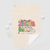 Serviette De Golf Batterie vie d'un enseignant - Éducateur relatif (En situation)