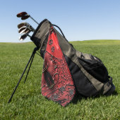 Serviette De Golf Bazar de la Canneberge (Vert)