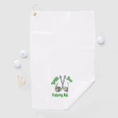 Serviette De Golf BBFA Golf (En situation)