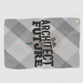 Serviette De Golf Be the Architect of Your Future (Horizontal)