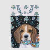Serviette De Golf Beagle (Devant)