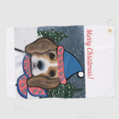 SERVIETTE DE GOLF BEAGLE (Horizontal)