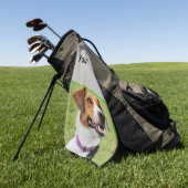 Serviette De Golf Beagle (Vert)