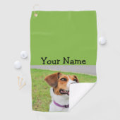 Serviette De Golf Beagle (En situation)