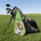 Serviette De Golf Beagle (Vert)