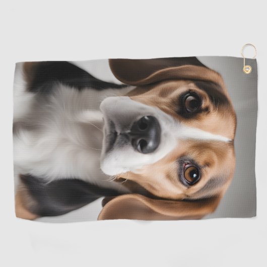 Serviette De Golf Beagle (Horizontal)