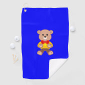 Serviette De Golf Bear Blue (En situation)