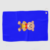 Serviette De Golf Bear Blue (Horizontal)