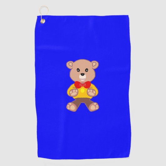 Serviette De Golf Bear Blue (Devant)