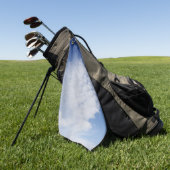 Serviette De Golf Beau nuage (Vert)