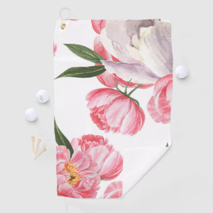 Serviette De Golf Beau Rose
