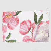 Serviette De Golf Beau Rose (Horizontal)