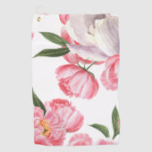 Serviette De Golf Beau Rose (Devant)
