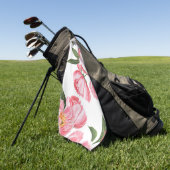 Serviette De Golf Beau Rose (Vert)